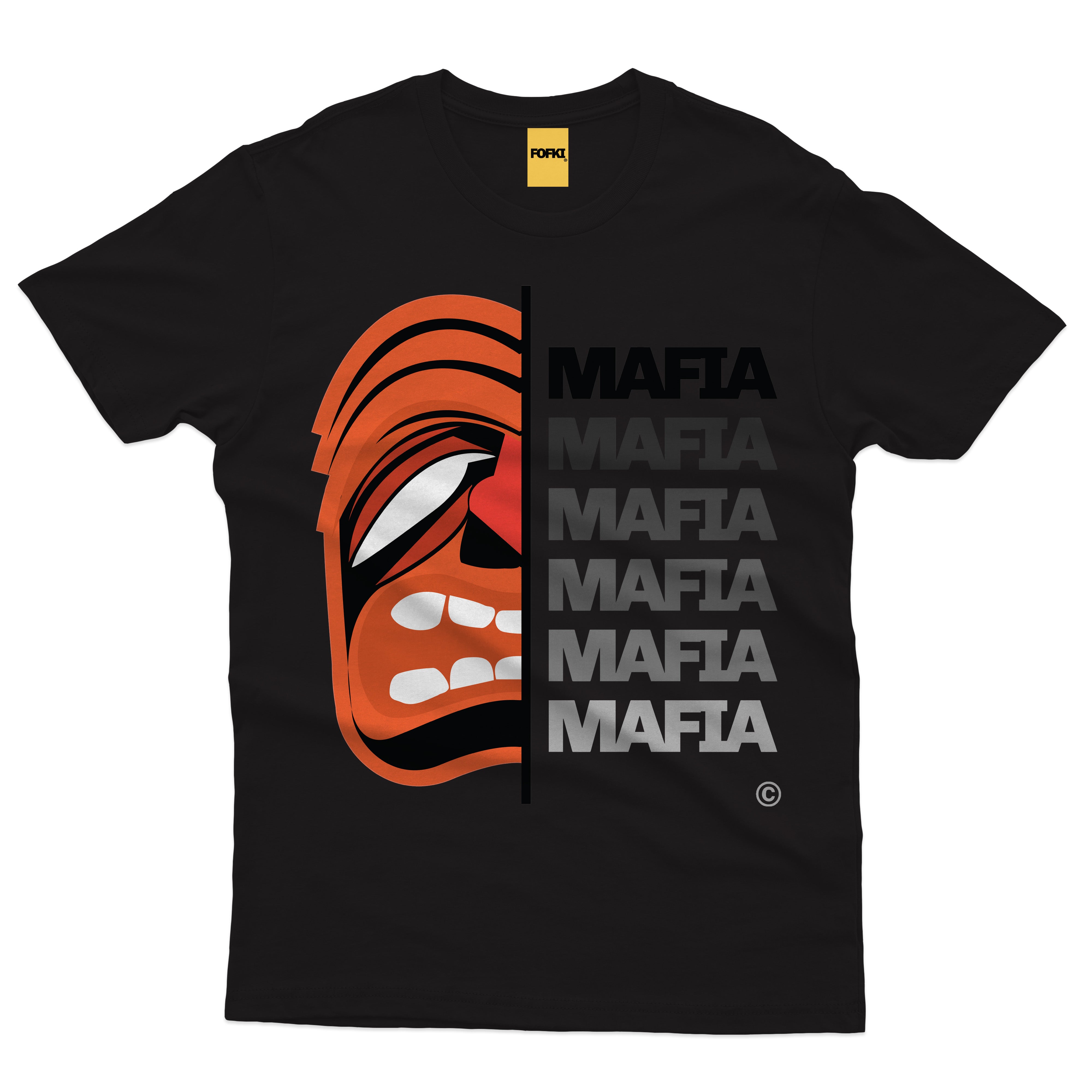 Mafia Mafia Tiki Black Tee